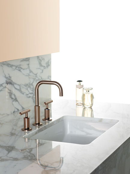 Press kit | 1834-04 - Press release | Downtown Design announces final exhibitor list and showcases new talent alongside established - Downtown Design - Event + Exhibition - Kohler<br>Rose&nbsp;gold collection<br> - Photo credit: Kohler