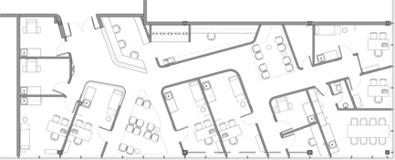 Dossier de presse | 760-11 - Communiqué de presse | Approche énergétique et formelle de la circularité: du principe à la création d’un espace recentré sur l’humain - Jean de Lessard, Designers Créatifs - Design d’intérieur commercial - Plan Clinique Médical - Crédit photo : Jean de Lessard, designers créatifs
