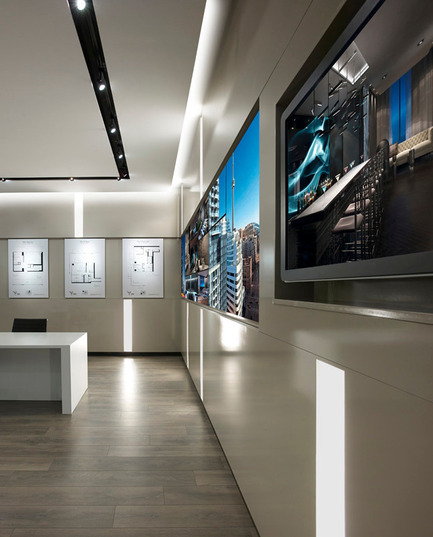 Press kit | 1845-01 - Press release | Ontario's top interior designers celebrated at the 2015 ARIDO Awards gala - Association of Registered Interior Designers of Ontario (ARIDO) - Commercial Interior Design - Noir Presentation Centre - 2015 ARIDO Award of Merit - Photo credit: Paul Casselman