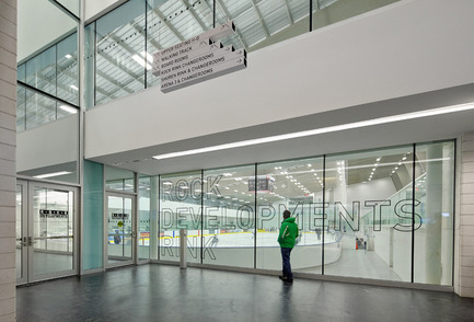 Press kit | 1845-01 - Press release | Ontario's top interior designers celebrated at the 2015 ARIDO Awards gala - Association of Registered Interior Designers of Ontario (ARIDO) - Commercial Interior Design - Atlas Tube Recreation Centre - 2015 ARIDO Award of Merit - Photo credit: Shai Gil