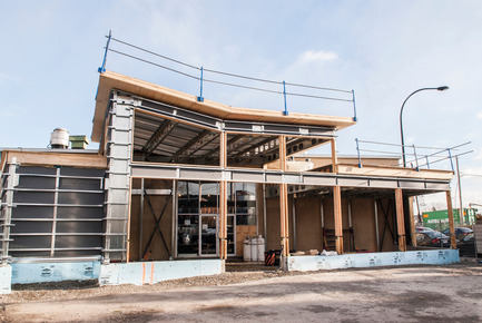 Press kit | 1110-01 - Press release | Brasseur de Montréal showcasesthe Bone Structure® construction system in Griffintown - BONE Structure | Simple Concept inc. - Commercial Architecture - Photo credit: BONE Structure