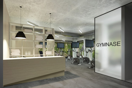 Press kit | 1867-01 - Press release | ARBORA takes root in Griffintown - LSR GesDev and Sotramont - Residential Architecture - Gym - Photo credit: Hùma Design