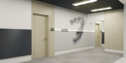 Press kit | 1867-01 - Press release | ARBORA takes root in Griffintown - LSR GesDev and Sotramont - Residential Architecture - Hallway 1 - Photo credit: Hùma Design
