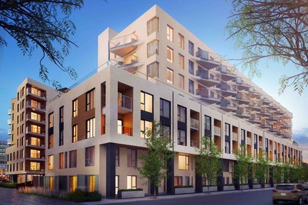 Press kit | 1867-01 - Press release | ARBORA takes root in Griffintown - LSR GesDev and Sotramont - Residential Architecture - Exterior view 2 - Photo credit: Lemay+CHA