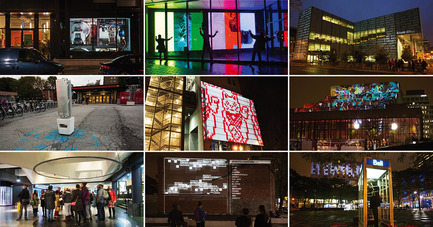 Press kit | 583-11 - Press release | The National Film Board of Canada and the Quartier des Spectacles Partnership join forces to produce two innovative international art projects designed for public spaces - Quartier des Spectacles Partnership & National Film Board of Canada - Event + Exhibition - Common Space ?, Quartier des Spectacles - Photo credit: Martine Doyon