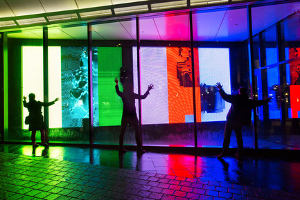 Press kit | 583-11 - Press release | The National Film Board of Canada and the Quartier des Spectacles Partnership join forces to produce two innovative international art projects designed for public spaces - Quartier des Spectacles Partnership & National Film Board of Canada - Event + Exhibition - End of Broascast. Daniel Iregui - Photo credit: Martine Doyon