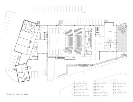 Dossier de presse | 567-08 - Communiqué de presse | Salle de spectacles multifonctionnelle de Mont-Laurier - Les architectes FABG - Architecture institutionnelle - Crédit photo : FABG
