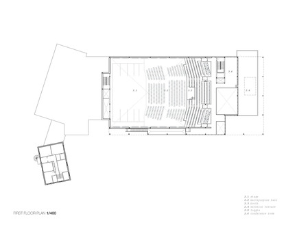 Dossier de presse | 567-08 - Communiqué de presse | Salle de spectacles multifonctionnelle de Mont-Laurier - Les architectes FABG - Architecture institutionnelle - Crédit photo : FABG