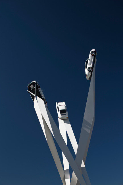 Press kit | 1022-03 - Press release | Porscheplatz Sculpture - Gerry Judah - Art - Photo credit: David Barbour