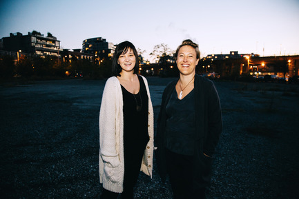 Press kit | 1895-01 - Press release | L A M P winners announced for third annual international lighting design competition held in Vancouver, Canada - L A M P (Lighting Architecture Movement Project) - Lighting Design - L A M P founders Annika Hagen &amp; Nicole Fox  - Photo credit: Johann Wall
