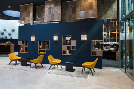Press kit | 1177-02 - Press release | Tribes inspiring workplaces - Ceramiche Refin - Commercial Interior Design - Tribes: the library with open workspaces - Photo credit: Rika Looij&nbsp;