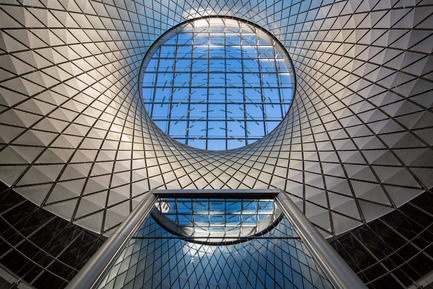 Press kit | 661-30 - Press release | World Architecture Festival 2015 – Day Two Winners Announced - World Architecture Festival (WAF) - Competition - Fulton Center, USA, by Grimshaw / Arup / James Carpenter / HDR Page Ayres Cowley, winner of the&nbsp;Transport category - Photo credit: Grimshaw / Arup / James Carpenter / HDR Page Ayres Cowley