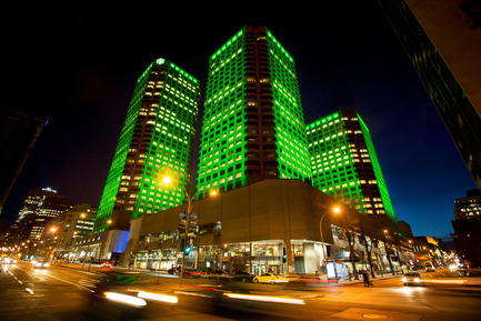 Press kit | 621-22 - Press release | Lightemotion wins three IES-Montréal Lumière 2015 Illumination Awards - Lightemotion - Lighting Design - Complexe Desjardins - Photo credit: Martine Doyon