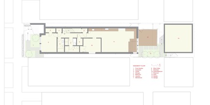 Press kit | 1900-01 - Press release | Bucktown Residence - Min|Day - Residential Architecture -  Plan 00 - Basement - Photo credit: Min|Day