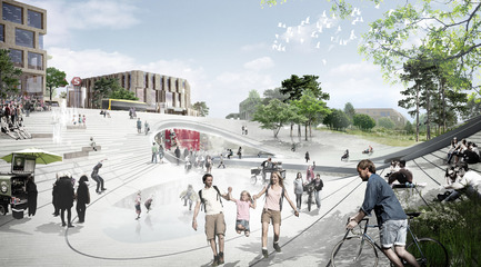 Dossier de presse | 1028-06 - Communiqué de presse | LEAF Awards 2015: winners announced - LEAF International - Concours -  Urban Design of the Year&nbsp;<br>Henning Larsen Architects and Tredje Natur<br>Project: Vinge Train Station<br>  - Crédit photo :   Arena International  