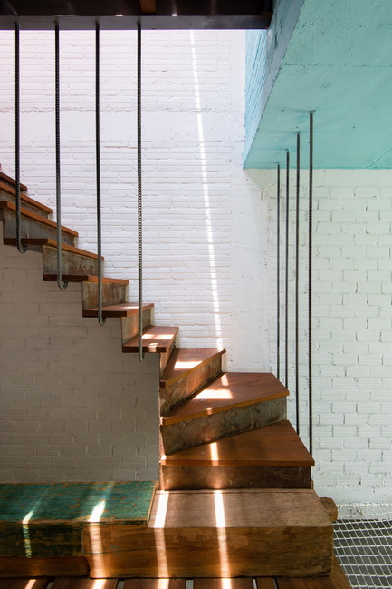Press kit | 1256-01 - Press release | Saigon house - a21studĩo - Residential Architecture - Another stair  - Photo credit: Quang Tran
