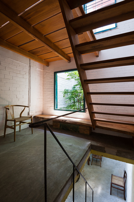 Press kit | 1256-01 - Press release | Saigon house - a21studĩo - Residential Architecture - A private room  - Photo credit: Quang Tran
