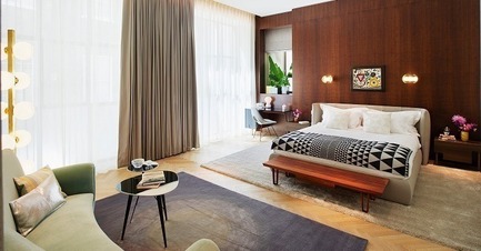 Dossier de presse | 1124-07 - Communiqué de presse | Winners Announced - World Interiors News - Design d’intérieur commercial -  WINNER - RESIDENTIAL DEVELOPMENT INTERIORS<br>THE MELLIER<br>by Studio Mackereth Ltd, United Kingdom<br>‘Brave, curated, modern. Not what you’d typically expect for that market. They’ve trusted the designer to do this properly’  - Crédit photo : Studio Mackereth Ltd