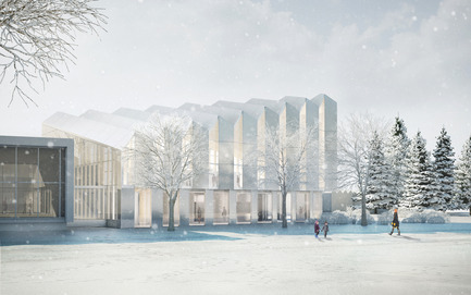 Press kit | 562-62 - Press release | The Young Architectural Firm Of Pelletier de Fontenay Wins The 2015 Phyllis Lambert Grant - Bureau du design - Ville de Montréal - Competition - Glass Pavilion - finalist project&nbsp; - Photo credit: Pelletier de Fontenay + Kuehn +&nbsp;Malvezzi