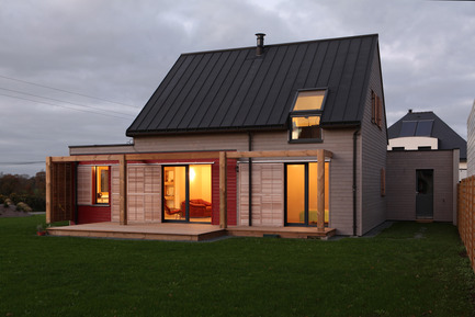 Press kit | 949-05 - Press release | House Built To French 2012 Energy Regulations Near Sainte-Anne-d'Auray - Patrice Bideau architecte D.P.L.G. - Residential Architecture - Photo credit: Armel ISTIN