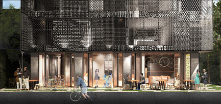 Press kit | 1972-01 - Press release | ‘Vivarium’ - A Tractor Warehouse Turned Restaurant by Hypothesis Won the INSIDE Award 2015 - Hypothesis - Commercial Interior Design - Ir-On Hostel - Photo credit:  Hypothesis 
