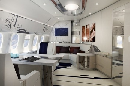 Dossier de presse | 1437-01 - Communiqué de presse | The SBID International Design Awards 2015 Revealed - SBID - The Society of British & International Design - Concours - Visualisation - Greenpoint Technologies - 787-9 VIP BBJ Azure2 - Crédit photo : SBID Awards 2015