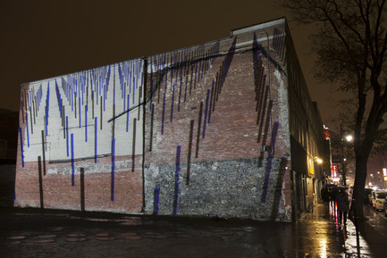 Press kit | 583-12 - Press release | Luminothérapie in the Quartier des spectacles - Quartier des spectacles Partnership - Urban Design - Stasis, as part of Impulse, Luminothérapie 6th édition - Photo credit: Martine Doyon