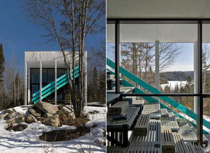 Press kit | 1102-02 - Press release | Lake Jasper House - Architecturama - Residential Architecture - Lake Jasper House - Photo credit: James Brittain Photography