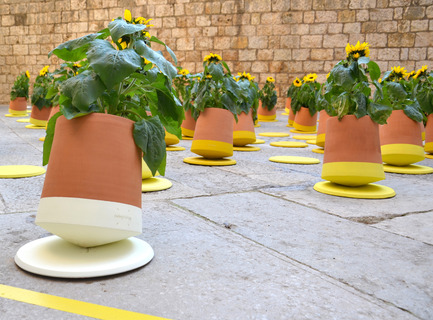 Dossier de presse | 2019-01 - Communiqué de presse | Voltasol, the rolling flowerpot - Studio BAG Disseny - Produit - Temps de Flors, Girona<br> - Crédit photo : Studio BAG Disseny<br>
