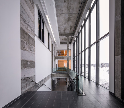 Press kit | 755-03 - Press release | Agrandissement du campus de Rouyn-Noranda de l'UQAT - Les architectes du Pavillon des Sciences (Consortium TRAME, CCM² + BGLA) - Institutional Architecture - Photo credit: Stéphane Groleau 