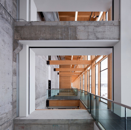 Press kit | 755-03 - Press release | Agrandissement du campus de Rouyn-Noranda de l'UQAT - Les architectes du Pavillon des Sciences (Consortium TRAME, CCM² + BGLA) - Institutional Architecture - Photo credit: Stéphane Groleau 