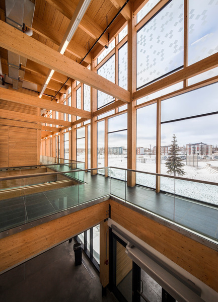 Press kit | 755-03 - Press release | Agrandissement du campus de Rouyn-Noranda de l'UQAT - Les architectes du Pavillon des Sciences (Consortium TRAME, CCM² + BGLA) - Institutional Architecture - Photo credit: Stéphane Groleau 