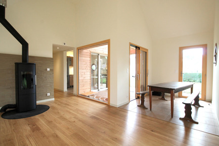 Press kit | 949-06 - Press release | Natural Materials for Healthy Living in a House RT 2012 - Patrice Bideau - Residential Architecture - Photo credit: Armel ISTIN photographe