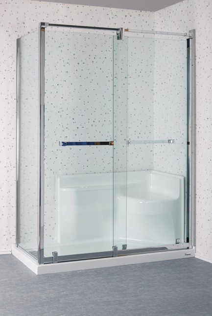 Press kit | 673-14 - Press release | Grands Prix du Design Award 9thedition. And the winners are... - Agence PID - Competition - Prix produit de salle de bains<br>Porte de douche Axent <br>Fleurco&nbsp; - Photo credit: M Prudhomme