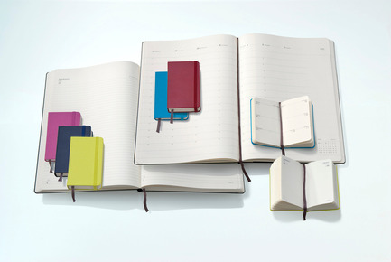 Dossier de presse | 1103-01 - Communiqué de presse | Kazuyo Komoda à la Fondation Achille Castiglioni: un livre et quelques objets - Francesca Acerboni - Évènement + Exposition - 2011-Moleskine-agendeA4XS