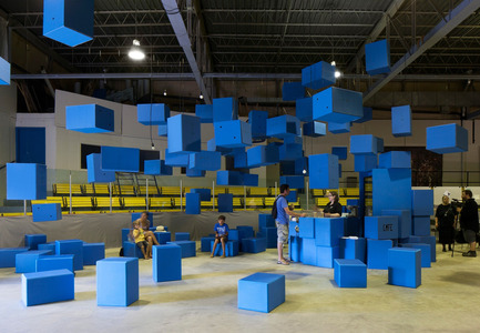 Press kit | 1102-01 - Press release | Symposium of Contemporary Art of Baie-Saint-Paul - Architecturama - Event + Exhibition - Photo credit: James Brittain Photography