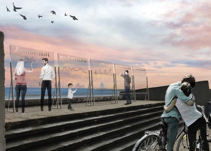Dossier de presse | 982-28 - Communiqué de presse | Festival des Architectures Vives 2016 - Association Champ Libre - Festival des Architectures Vives (FAV) - Évènement + Exposition - Dessine moi un horizon - Crédit photo : L'Atelier Sauvage