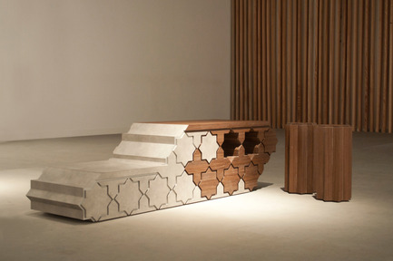 Press kit | 1604-05 - Press release | Design Days Dubai, the world’s most diverse fair dedicated to collectable design opens March 14, 2016 - Design Days Dubai - Commercial Interior Design - Design Talk - The 8 Point Bench - Photo credit: Design Talk