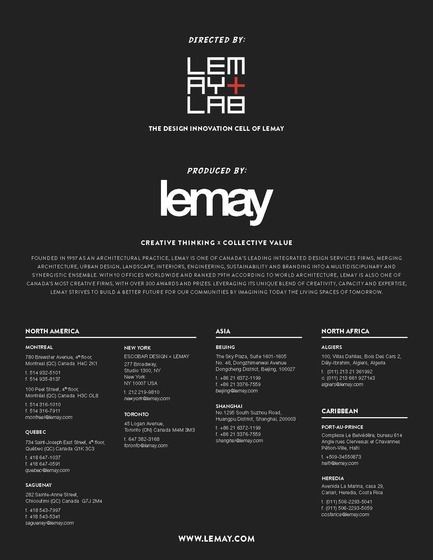 Dossier de presse | 865-18 - Communiqué de presse | Lemay remporte les honneurs au concours international «Reimagine A New York City Icon» - Lemay - Concours - Crédit photo : Lemay