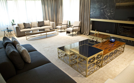 Press kit | 1540-02 - Press release | The Rebirth of a Living Space by ROHD - ROHD - Residential Interior Design - TYRIA QUARTET &amp; ORIANE TABLES&nbsp; - Photo credit: RUDY BOUCHEBEL