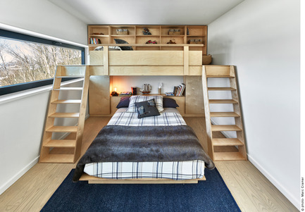 Dossier de presse | 2054-01 - Communiqué de presse | Chalet de ski laurentien - RobitailleCurtis - Architecture résidentielle - Crédit photo : Marc Cramer