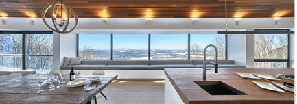 Dossier de presse | 2054-01 - Communiqué de presse | Chalet de ski laurentien - RobitailleCurtis - Architecture résidentielle - Crédit photo : Marc Cramer