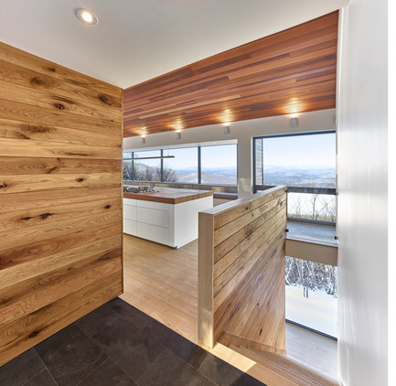 Dossier de presse | 2054-01 - Communiqué de presse | Chalet de ski laurentien - RobitailleCurtis - Architecture résidentielle - Crédit photo : Marc Cramer