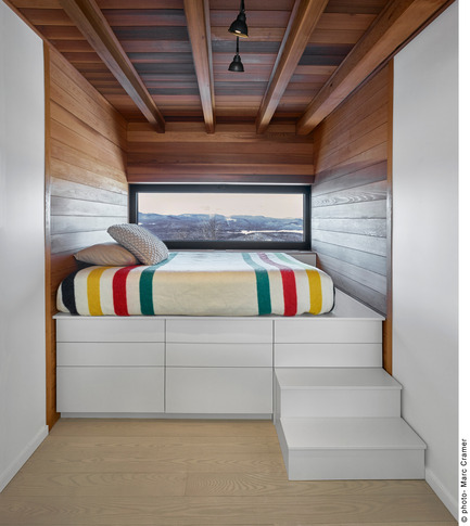 Dossier de presse | 2054-01 - Communiqué de presse | Chalet de ski laurentien - RobitailleCurtis - Architecture résidentielle - Crédit photo : Marc Cramer