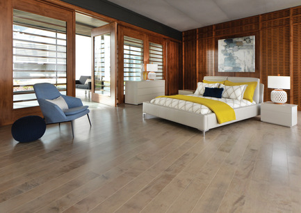 Dossier de presse | 1639-04 - Communiqué de presse | Rio et Havana: les nouvelles teintes de l’heure de Planchers Mirage - Planchers de bois franc Mirage - Design d’intérieur résidentiel -  Érable Rio  - collection Admiration<br>  - Crédit photo : Planchers Mirage<br>
