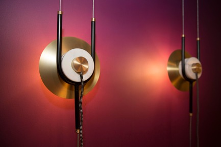 Press kit | 1604-06 - Press release | Design Days Dubai Completes It Fifth And Most Successful Edition To-Date - Design Days Dubai - Event + Exhibition - Y lights by Marc Dibeh at Art Factum Gallery (Lebanon),&nbsp; Design Days Dubai 2016 - Photo credit:  Design Days Dubai 