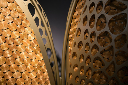 Press kit | 1604-06 - Press release | Design Days Dubai Completes It Fifth And Most Successful Edition To-Date - Design Days Dubai - Event + Exhibition -  The debut of &nbsp;'Golden Harvest' by Guto Requena at Gallery S. Bensimon (France), Design Days Dubai 2016   - Photo credit: Design Days Dubai (2016)