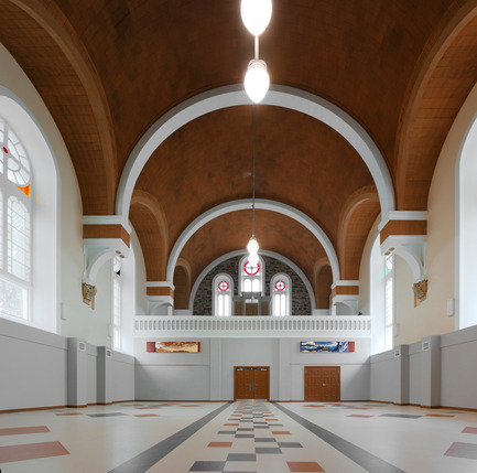 Dossier de presse | 746-04 - Communiqué de presse | L’écho des éléments - Yechel Gagnon - Art - 
L'écho des éléments, 2013<br>Saint-Anicet Church, Quebec 
 - Crédit photo : Marc Cramer 