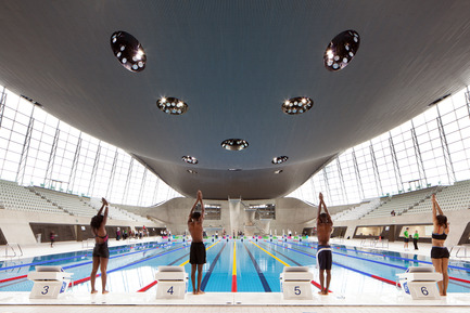 Press kit | 2072-01 - Press release | Zaha Hadid1950­-2016 - Zaha Hadid Architects - Event + Exhibition - London Aquatics Centre - Photo credit: Luke Hayes