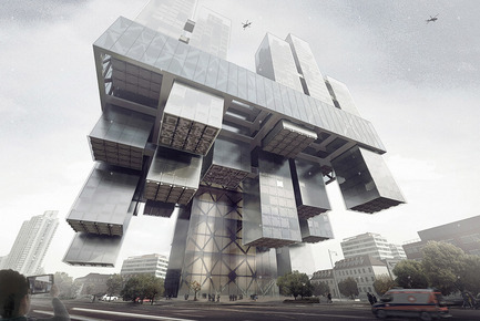 Press kit | 1127-05 - Press release | Winners 2016 Skyscraper Competition - eVolo Magazine - Competition - Trans-Pital: Space Adaptive Skyscraper Hospital - Photo credit: Chen Linag, Jia Tongyu, Sun Bo, Wang Qun, Zhang Kai, Choi Minhye